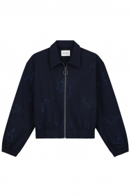Olaf Hussein wmn-embro-zip-jacket