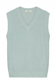 Olaf Hussein mohair-knitted-vest