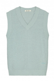 Olaf Hussein Mohair knitted vest