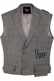 1 OFF blazer-sleeveless-cropped-4118