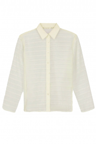 Olaf Hussein sheer-slim-shirt