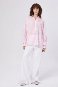 SoSue Antonia polo blouse stripes