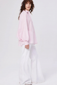 SoSue Antonia polo blouse stripes