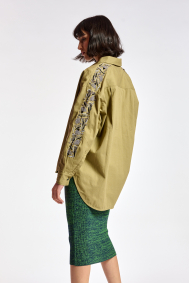 Essentiel Antwerp Bolives oversized sequin shirt