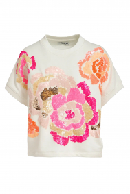 Essentiel Antwerp floraly-embroidered-sweatshirt