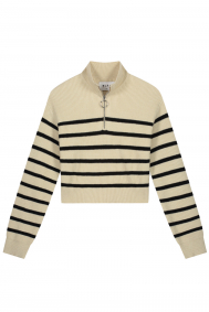 Olaf Hussein wmn-knit-zip-mock
