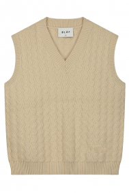 Olaf Hussein wmn-wavy-knit-vest