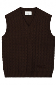 Olaf Hussein wmn-wavy-knit-vest