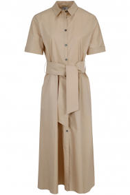 Woolrich belted-poplin-dress-cfwwdr0118