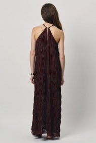 Dante6 Nelkis smocked halter dress