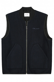 Olaf Hussein wool-zip-vest