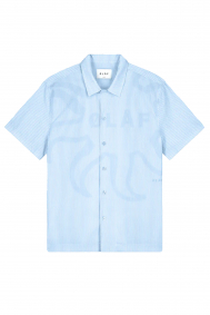 Olaf Hussein stripe-sun-aop-camp-shirt