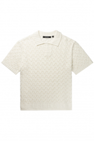 Daily Paper Yiinka relaxed knit ss polo