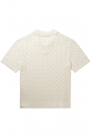 Daily Paper Yiinka relaxed knit ss polo