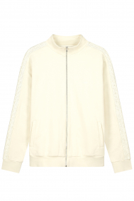 Arte lace-detail-fleece-jacket-062j