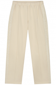 Arte lace-detail-fleece-pants
