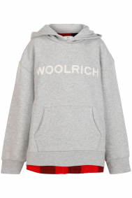 Woolrich junior Check sweatshirt CFWKSW0158MRU