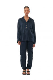 Ganni f8480-twill-satin-pants