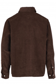 Olaf Hussein corduroy-boxy-shirt