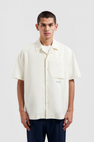 Olaf Hussein cotton-linen-ss-shirt