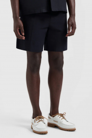 Olaf Hussein cotton-linen-shorts